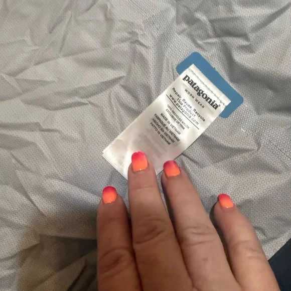 Patagonia Blue Torrentshell Rain  Jacket Womens Large - Picture 11 of 13